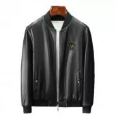 veste versace garcon 2020 leather v-logo medusa